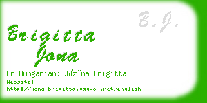 brigitta jona business card
